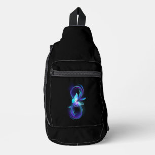 Glowing Infinity with Magic Butterfly Sling Bag