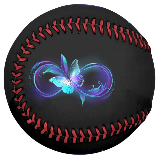 Glowing Infinity with Magic Butterfly Softball (Front Left)