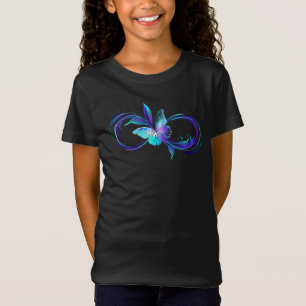 Glowing Infinity with Magic Butterfly T-Shirt