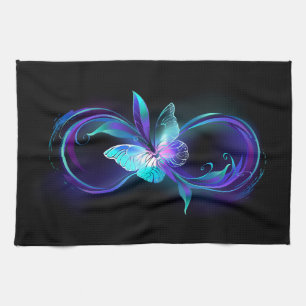 Glowing Infinity with Magic Butterfly Tea Towel