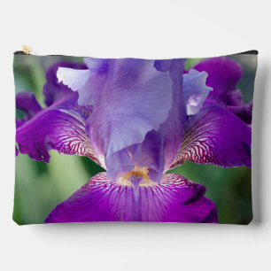 Glowing Iris Nature / Floral / Botanical Photo Accessory Pouch