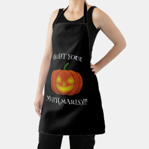 Glowing Jack-o'-Lantern - Light Your Nightmares Apron