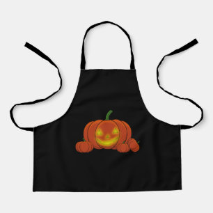 Glowing Jack-o'-Lantern Pumpkin Apron