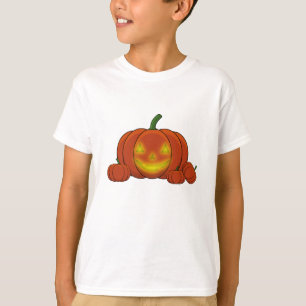 Glowing Jack-o'-Lantern Pumpkin T-Shirt