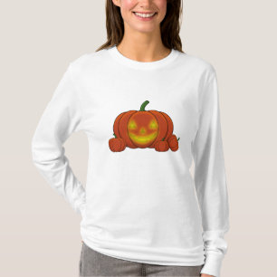 Glowing Jack-o'-Lantern Pumpkin T-Shirt