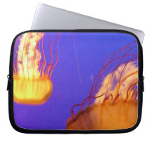 GLOWING JELLYFISH LAPTOP SLEEVE