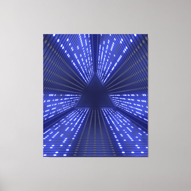 glowing light canvas print (Front)