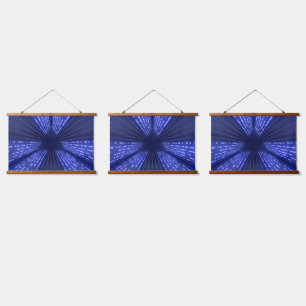 glowing light hanging tapestry