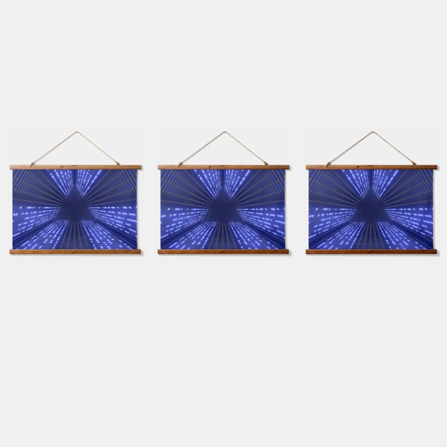 glowing light hanging tapestry (Triple)