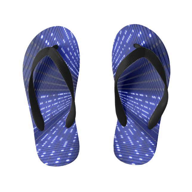glowing light kid's flip flops (Footbed)