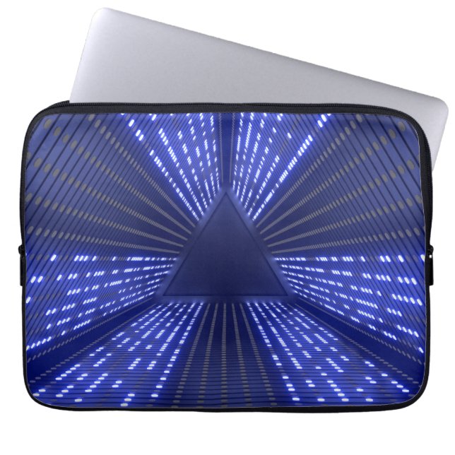 glowing light laptop sleeve (Front)