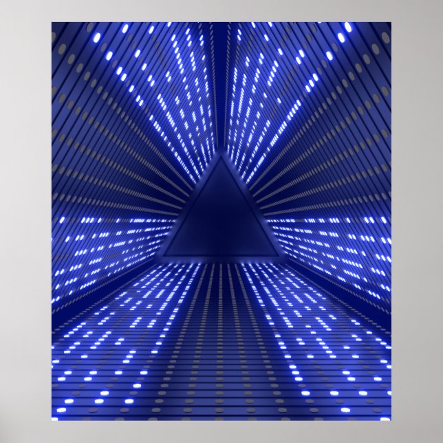 glowing light poster (Front)