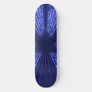 glowing light skateboard