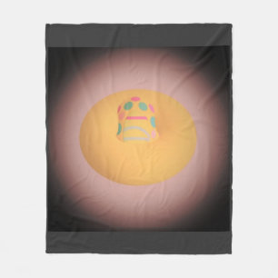 Glowing like a sunbeam art design fleece blanket
