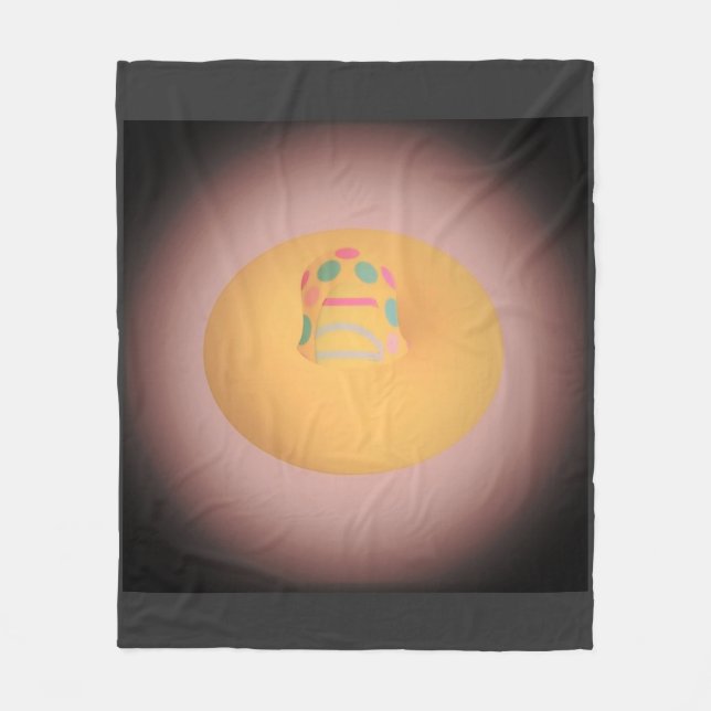 Glowing like a sunbeam art design   fleece blanket (Front)
