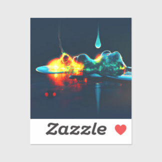 Glowing Liquid Drip