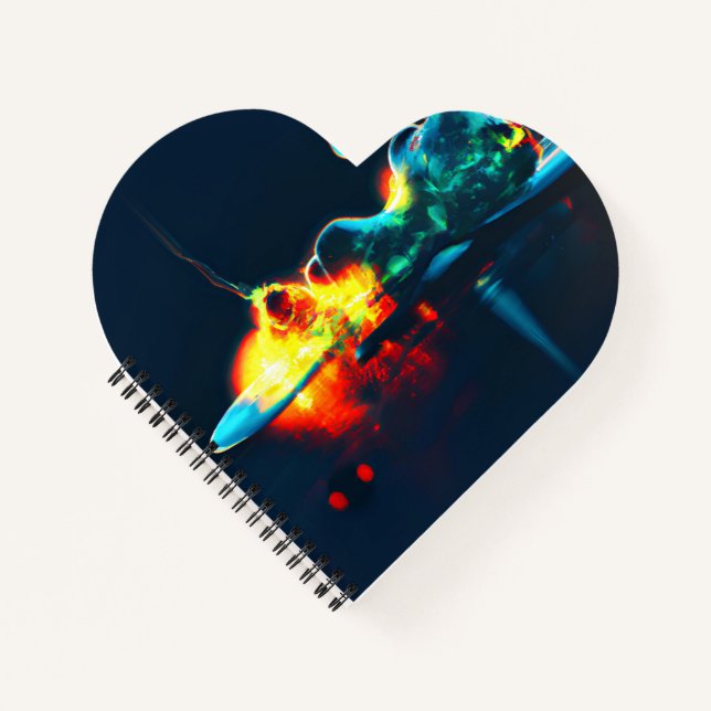 Glowing Liquid Drip Notebook (Front)