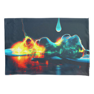 Glowing Liquid Drip Pillowcase