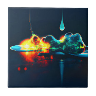 Glowing Liquid Drip Tile
