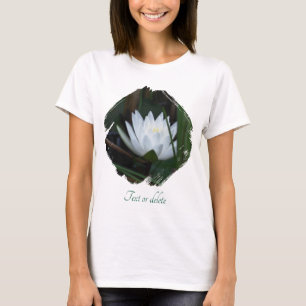 Glowing Lotus Water Lily Floral Personalized T-Shirt