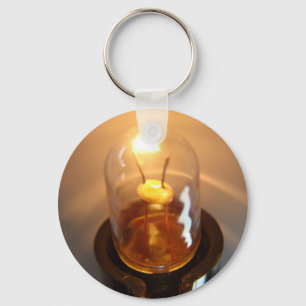 Glowing Low Voltage Light Bulb Key Ring