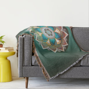 Glowing Mandala - Blanket