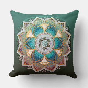 Glowing Mandala - Pillow
