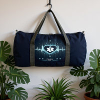 Glowing Medical Heartbeat Pulse EMT Design