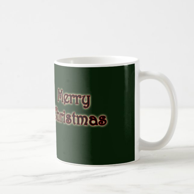 Glowing Merry Christmas Mug (Right)