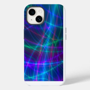 Glowing Multicolored Rays iPhone 14 Case