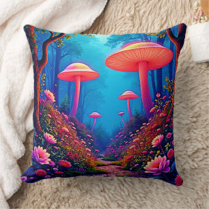 Glowing Mushroom Magic Cushion
