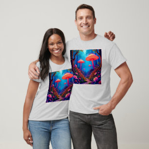Glowing Mushroom Magic T-Shirt