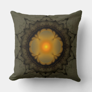 Glowing mystical ornament  cushion