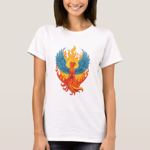 Glowing mythological Fantasy Phoenix Bird T-Shirt