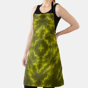 Glowing Neon Electric Thunder Bolts Apron