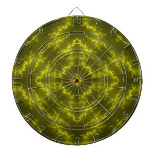 Glowing Neon Electric Thunder Bolts Dartboard