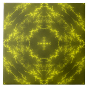 Glowing Neon Electric Thunder Bolts Tile