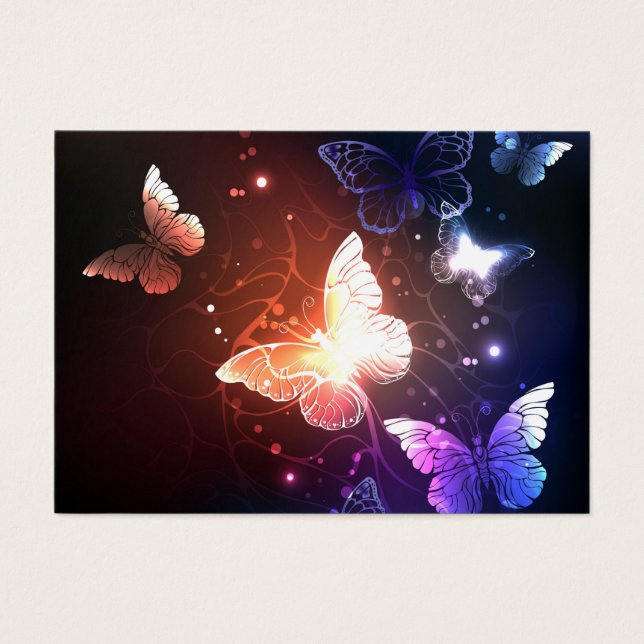 Glowing Night Butterflies (Front)