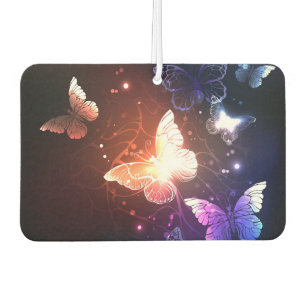 Glowing Night Butterflies Car Air Freshener