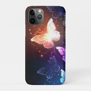 Glowing Night Butterflies iPhone 11 Pro Case