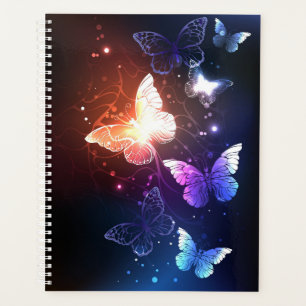 Glowing Night Butterflies Planner