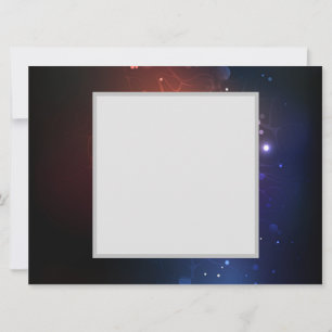 Glowing Night Butterflies Postcard