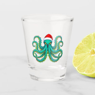 Glowing Octopus Christmas Lights for Ocean Shot Glass