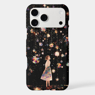 Glowing Orbs Starry Night iPhone 17 Pro Max Cases