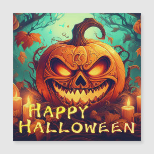 Glowing Pumpkin Candles Twisted Trees Art