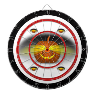 Glowing Pumpkin - Dartboard