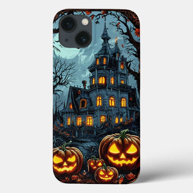 Glowing Pumpkins on Halloween Night Case-Mate iPhone Case (Back)