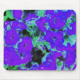Glowing Purple Kalanchoe Plant Mouse Mat