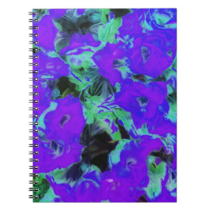 Glowing Purple Kalanchoe Plant Notebook