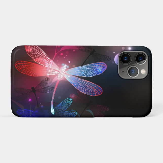 Glowing red dragonfly Case-Mate iPhone case (Back (Horizontal))